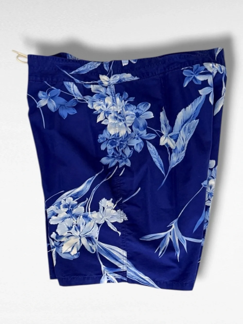 Polo Ralph Lauren Swim Trunks Blue Floral Board Shorts Men’s Size 36